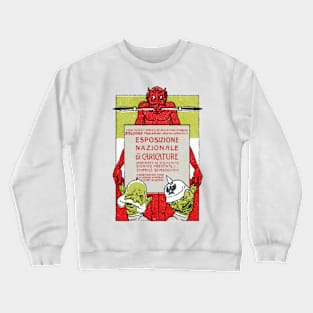 1916 National Caricature Exhibition Crewneck Sweatshirt